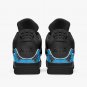 Carolina Panthers High-Top Men Sneakers, Handcrafted Sports Fan Shoes, Stylish Footwear, AJ4 Style