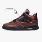 Washington Commanders High-Top Men Sneakers, Handcrafted Fan Shoes, Stylish Footwear, AJ4 Style