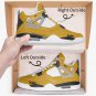 Pittsburgh Steelers High-Top Men Sneakers, Handcrafted Sports Fan Shoes, Stylish Footwear, AJ4 Style