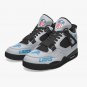 Detroit Lions Women High-Top Sneakers, Handcrafted Fan Shoes, Stylish Footwear, AJ4 Style