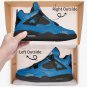 Detroit Lions Women High-Top Sneakers, Handcrafted Fan Shoes, Stylish Footwear, AJ4 Style