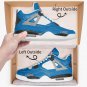 Detroit Lions Women High-Top Sneakers, Handcrafted Fan Shoes, Stylish Footwear, AJ4 Style