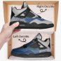 Dallas Cowboys Women High-Top Sneakers, Handcrafted Fan Shoes, Stylish Footwear, AJ4 Style