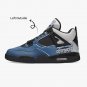Dallas Cowboys Women High-Top Sneakers, Handcrafted Fan Shoes, Stylish Footwear, AJ4 Style