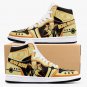 Anime-Inspired Bijuu Mode Men High-Top Sneakers, Custom Art Footwear Naruto Nine-Tails Chakra Mode