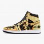 Anime-Inspired Bijuu Mode Women High-Top Sneakers, Custom Fan Footwear Naruto Nine-Tails Chakra Mode