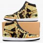 Anime-Inspired Bijuu Mode Women High-Top Sneakers, Custom Fan Footwear Naruto Nine-Tails Chakra Mode
