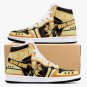 Anime-Inspired Bijuu Mode Men High-Top Sneakers, Custom Art Footwear Naruto Nine-Tails Chakra Mode