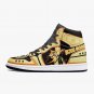 Anime-Inspired Bijuu Mode Men High-Top Sneakers, Custom Art Footwear Naruto Nine-Tails Chakra Mode