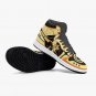 Anime-Inspired Bijuu Mode Men High-Top Sneakers, Custom Art Footwear Naruto Nine-Tails Chakra Mode