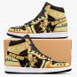 Anime-Inspired Bijuu Mode Women High-Top Sneakers, Custom Fan Footwear Naruto Nine-Tails Chakra Mode