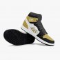 California Golden Bears High-Top Men Sneakers, Handcrafted Sports Fan Shoes, Stylish Footwear, AJ1