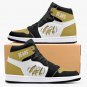 California Golden Bears Women High-Top Sneakers, Handcrafted Fan Shoes, Stylish Footwear, AJ1