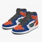 Florida Gators High-Top Men Sneakers, Handcrafted Sports Fan Shoes, Stylish Footwear, AJ1