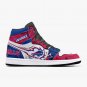 Buffalo Bills High-Top Men Sneakers, Handcrafted Fan Shoes, Stylish Footwear, AJ1 Style