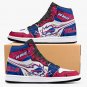 Buffalo Bills Women High-Top Sneakers, Handcrafted Fan Shoes, Stylish Footwear, AJ1 Style