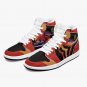 Evangelion Unit-02 Custom Women High-Tops, Anime Mecha Design Sneakers, Red EVA Pilot Kicks