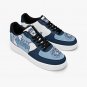 UNC Tar Heels Inspired College Men Sneakers, Carolina Blue & White Athletic Shoes, Collegiate Gear