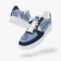 UNC Tar Heels Inspired College Men Sneakers, Carolina Blue & White Athletic Shoes, Collegiate Gear