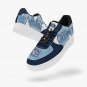 UNC Tar Heels Inspired College Women Sneakers, Carolina Blue & White Athletic Shoes, Collegiate Gear