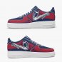New England Patriots Custom Men Sneakers, Navy & Red NFL Team Shoes, Patriots Fan Game Day Kicks