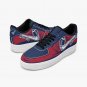 New England Patriots Custom Women Sneakers, Navy & Red NFL Team Shoes, Patriots Fan Game Day Kicks
