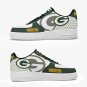 Green Bay Packers Custom Men Sneakers, Team Spirit Fan Footwear, NFL Inspired Sports Shoes
