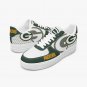 Green Bay Packers Custom Men Sneakers, Team Spirit Fan Footwear, NFL Inspired Sports Shoes