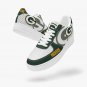 Green Bay Packers Custom Men Sneakers, Team Spirit Fan Footwear, NFL Inspired Sports Shoes