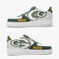 Green Bay Packers Custom Women Sneakers, Team Spirit Fan Footwear, NFL Inspired Sports Shoes