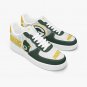 Green Bay Packers Custom Women Sneakers, Team Spirit Fan Footwear, NFL Inspired Sports Shoes