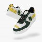 Green Bay Packers Custom Women Sneakers, Team Spirit Fan Footwear, NFL Inspired Sports Shoes