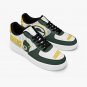 Green Bay Packers Custom Women Sneakers, Team Spirit Fan Footwear, NFL Inspired Sports Shoes