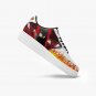 Naruto Shippuden Sasuke Uchiha Custom Men Sneakers, Sharingan Blaze Shoes, Anime Fire Style
