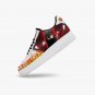 Naruto Shippuden Sasuke Uchiha Custom Men Sneakers, Sharingan Blaze Shoes, Anime Fire Style