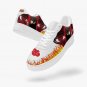 Naruto Shippuden Sasuke Uchiha Custom Women Sneakers, Sharingan Blaze Shoes, Anime Fire Style