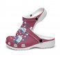 Colorado Avalanche Team Logo Clogs, Versatile Unisex Footwear, Maroon and Blue Non-Slip Casual Shoes