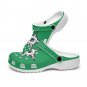 Dallas Stars Fan Clogs, Vibrant Green Unisex Slip-On Shoes, Comfortable Non-Slip Sporty Footwear