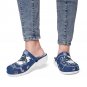 Vancouver Canucks Coastal Clogs, Deep Ocean Blue Slides with Orca Emblem for the True Fan