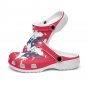 Washington Capitals Rally Clogs, Striking Red Slides with Majestic Eagle Emblem