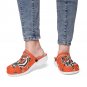 Cincinnati Bengals Vibrant Orange Clogs, Eye-Catching Slides with Fierce Mascot Design