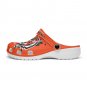Cincinnati Bengals Vibrant Orange Clogs, Eye-Catching Slides with Fierce Mascot Design
