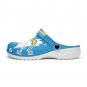 Los Angeles Chargers Blue Clogs, Casual Bolts Fan Slides with Logo