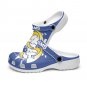 L.A. Rams Navy Blue Clogs, Comfortable NFL Team Logo Footwear