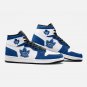 Toronto Maple Leafs Custom Men High-Top Sneakers | Classic Blue and White Team Logo Athletic Shoes