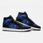 Vancouver Canucks Custom Men High-Top Sneakers | Bold Blue and Black Team Logo Athletic Shoes