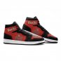 Arizona Diamondbacks Women High-Top Sneakers | Exclusive Red and Black Team Logo Athletic Shoes