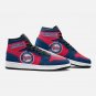 Minnesota Twins Women High-Top Sneakers | Classic Red & Blue Team Logo Athletic Shoes
