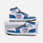 Toronto Blue Jays Women High-Top Sneakers in Classic Team Colors | Stylish MLB Fan Footwear