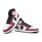 Cleveland Cavaliers Women High-Top Sneakers, NBA Team Fan Shoes, Wine and White Basketball Footwear